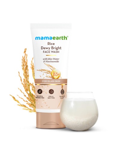 Mamaearth Rice Dewy Bright Face Wash – 200ml